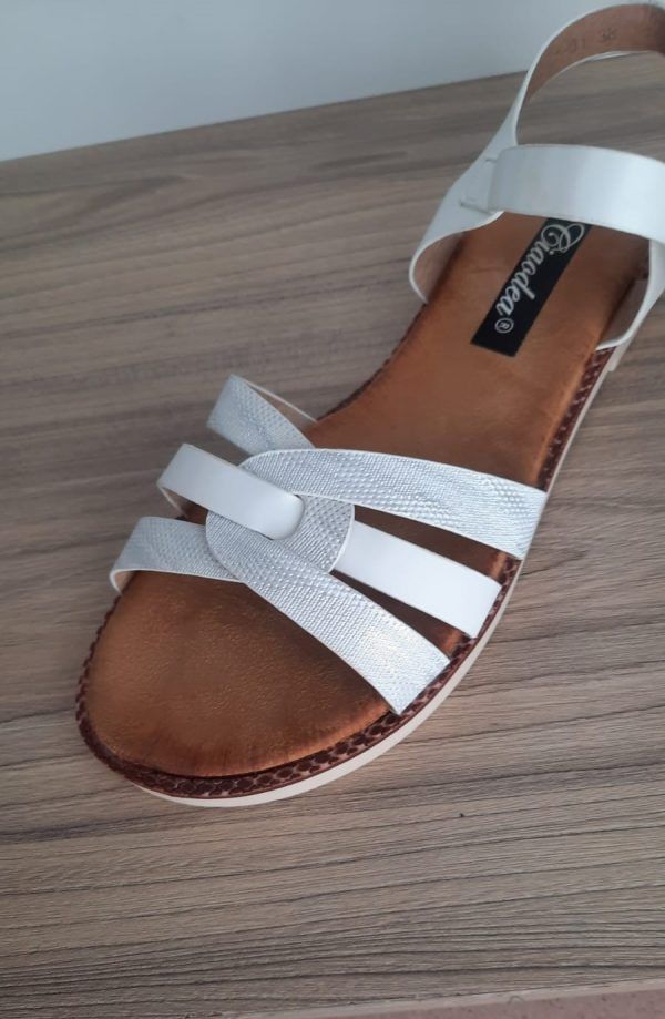 Sandalias de tiras blancas.Comprar sandalias blancas .Gabalda17