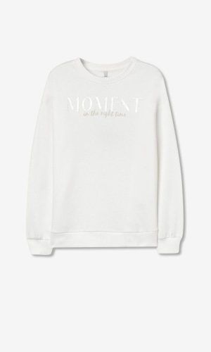 Sudadera blanco de chica Tiffosi.Comprar sudadera chica.Gabalda