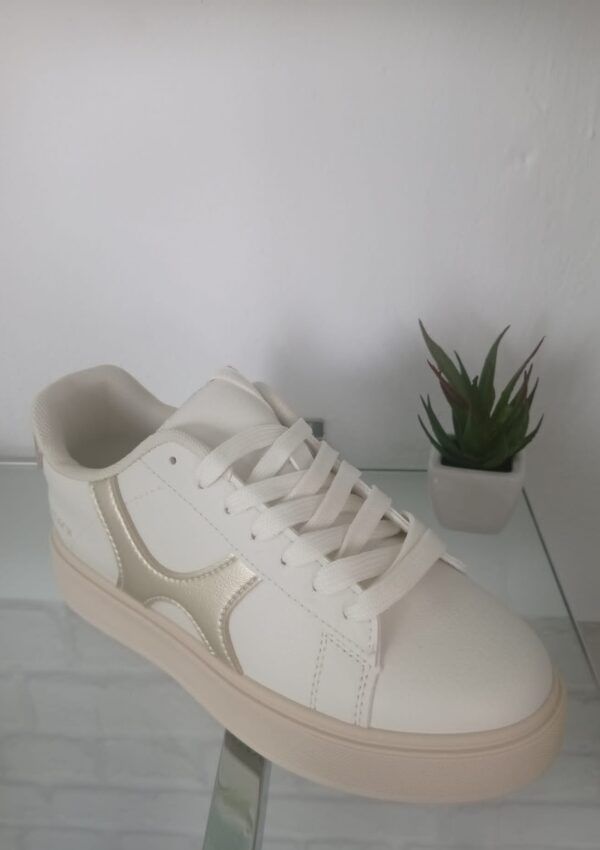 Zapatillas blancas y suela beige mujerComprar zapatilla.Gabalda17