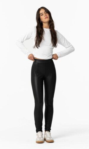 Leggin polipiel negro Tiffosi.Comprar leggin polipiel.Gabalda17